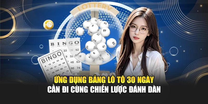 Bảng Lô Tô 30 Ngày Hiển Thị Quy Luật Rơi Số Rõ Ràng 7 Ứng dụng bảng lô tô 30 ngày cần đi cùng chiến lược đánh dàn